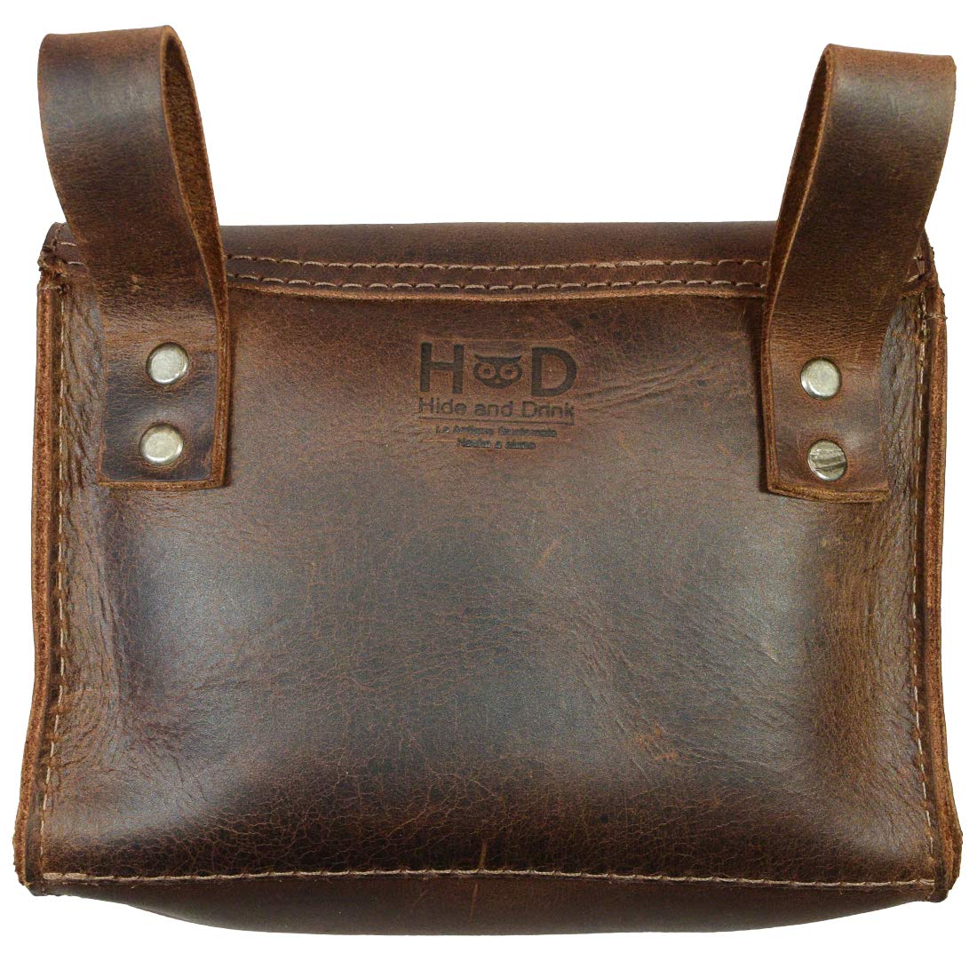 Genuine Leather Fanny Pack for Women & Men - Crossbody Waist Bag & Belt Bag - Stylish Brown Leather Pouch for Travel, Outdoor Adventures & Daily Use - Perfect as Bum Bag or Field Notes Cover