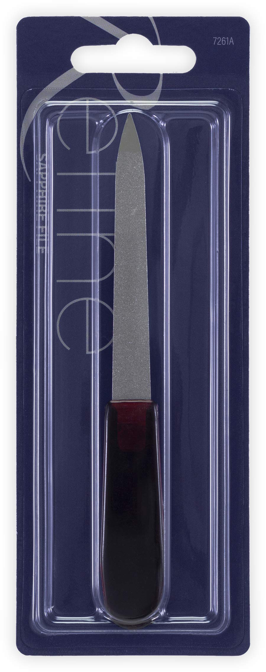 Premium Sapphire Crystal Nail Files Set - 3 Pack Professional Metal Manicure & Pedicure Tools for Strong Natural Nails - Perfect for Home Salon, Travel & Gift Giving