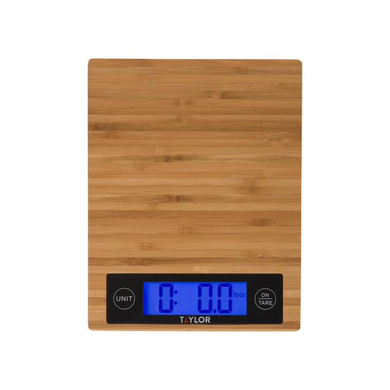 Premium Bamboo Digital Kitchen Scale - Accurate Food Scale for Baking, Cooking & Meal Prep | Perfect for Home, Restaurant & Professional Use