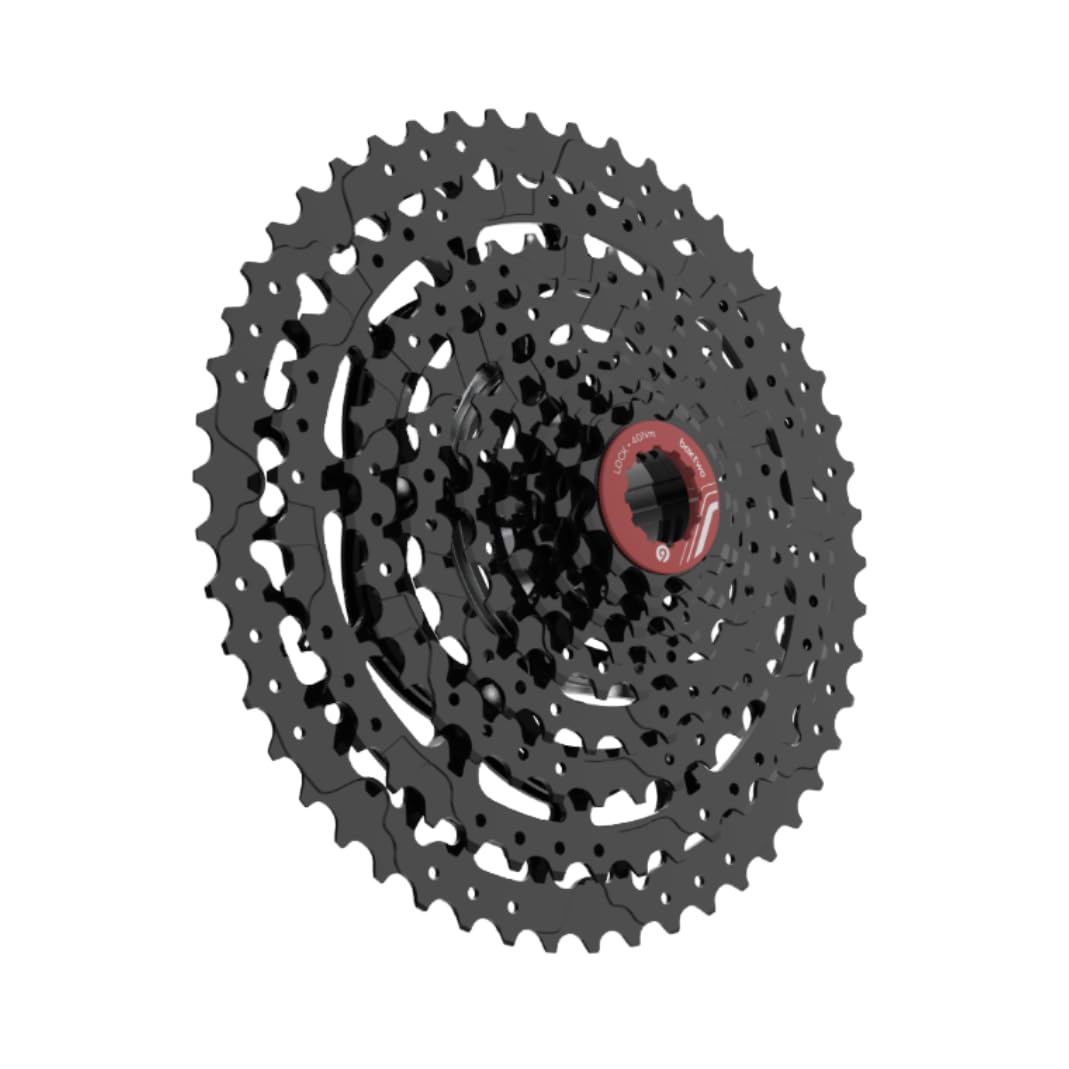Box Two Prime 9 Non E-Bike & E-Bike Cassette 11-50T/12-50T - HG Hub Compatible 9/10/11 Speed Mountain Bike Cassette - Lightweight MTB Cassettes for Trail Riding & Off-Road Cycling