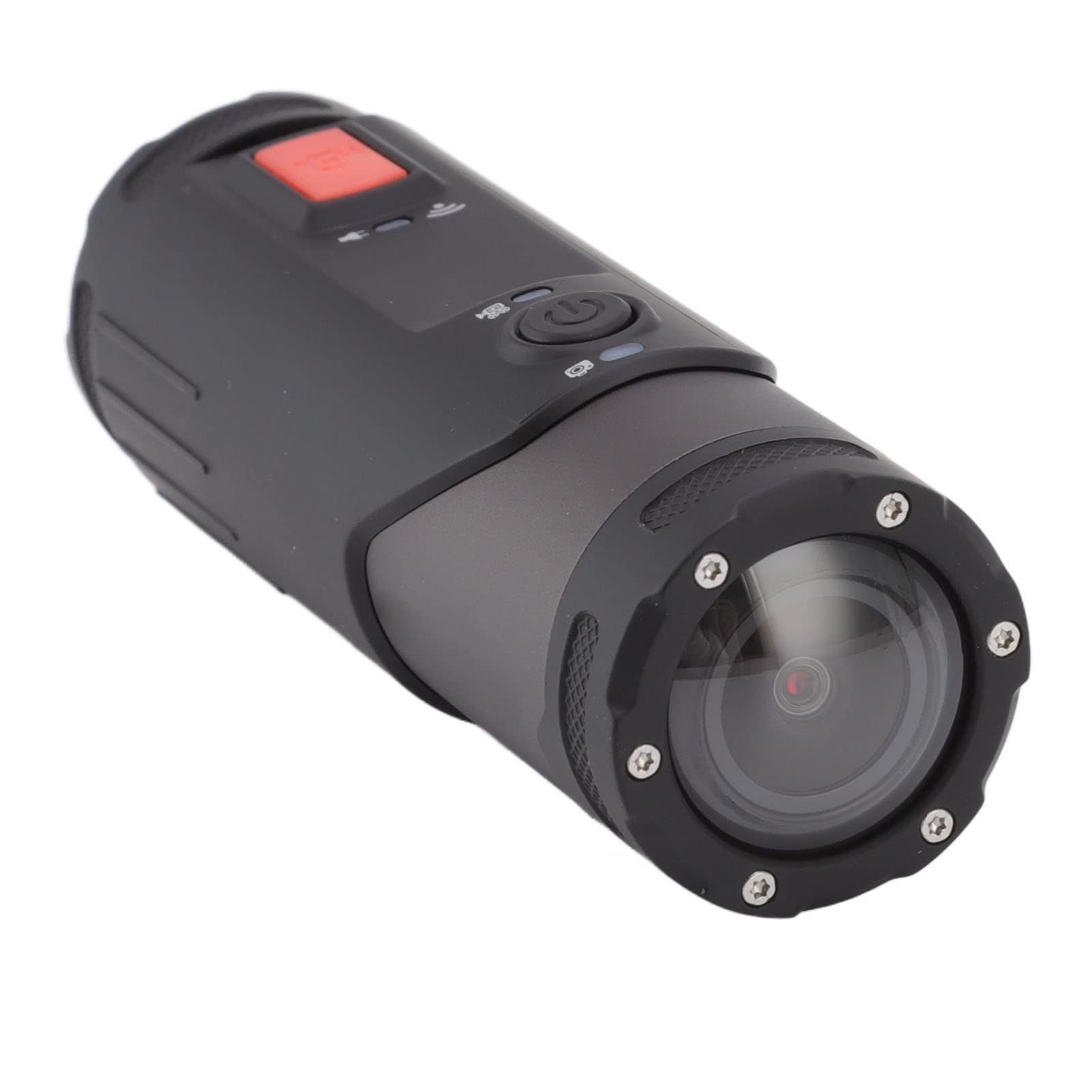 4K HD Mini Sports Action Camera with Built-in G-Sensor, 1000mAh Battery for Outdoor Cycling, Hiking, Skiing & Extreme Sports Recording
