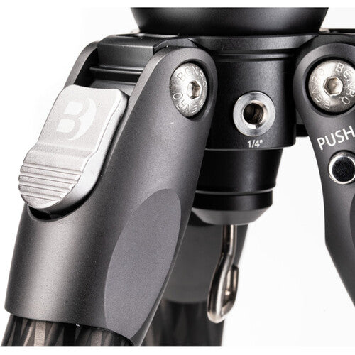 Benro Tortoise Carbon Fiber 3 Series Tripod with S4Pro Video Head - Lightweight Professional Tripod for Photography & Videography - Perfect for Travel, Outdoor Shoots & Studio Work