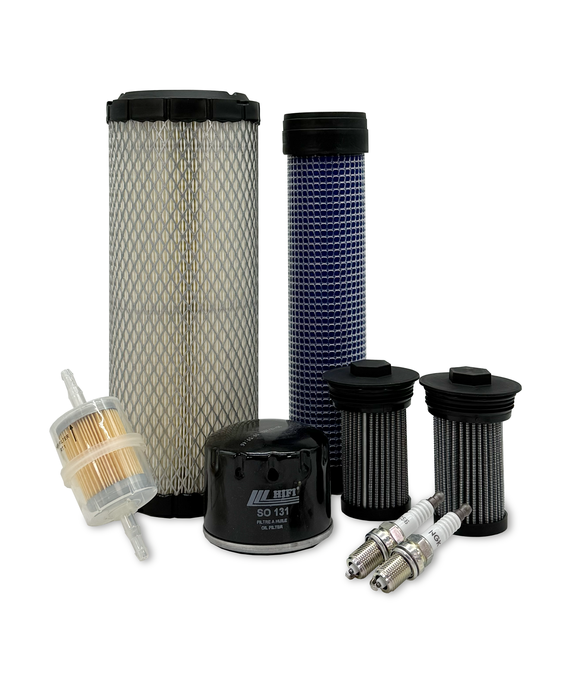 HERO® Maintenance Filter Kit for Kubota Z723KH 3 Zero Turn Mower - Air Oil Fuel Filters Replacement - Perfect for Lawn Care & Landscaping Maintenance