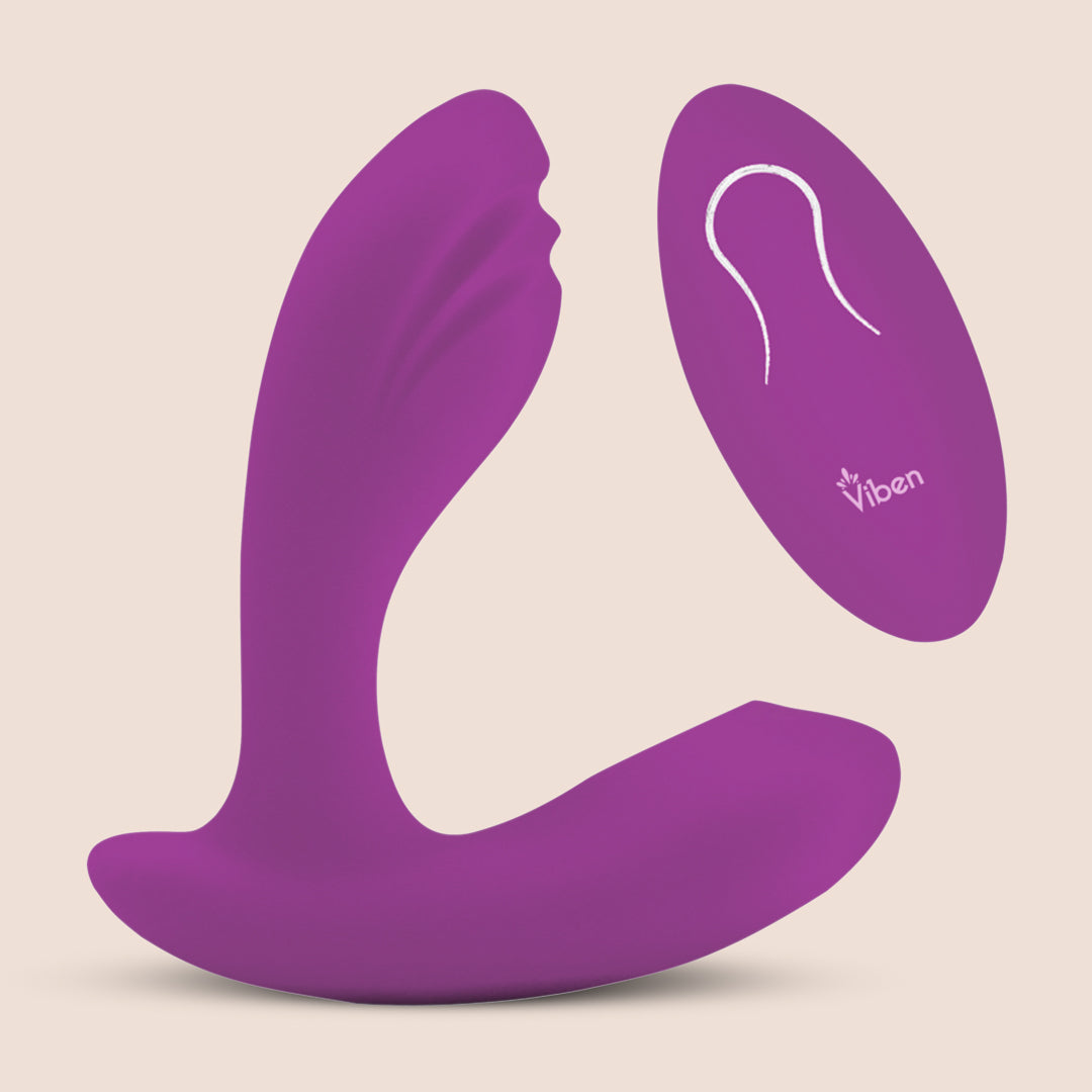 Viben Epiphany Remote Controlled Rollerball Dual Stimulation Massager - Waterproof & Rechargeable Personal Massager for Couples & Solo Use | Perfect for Relaxation, Stress Relief & Intimate Moments