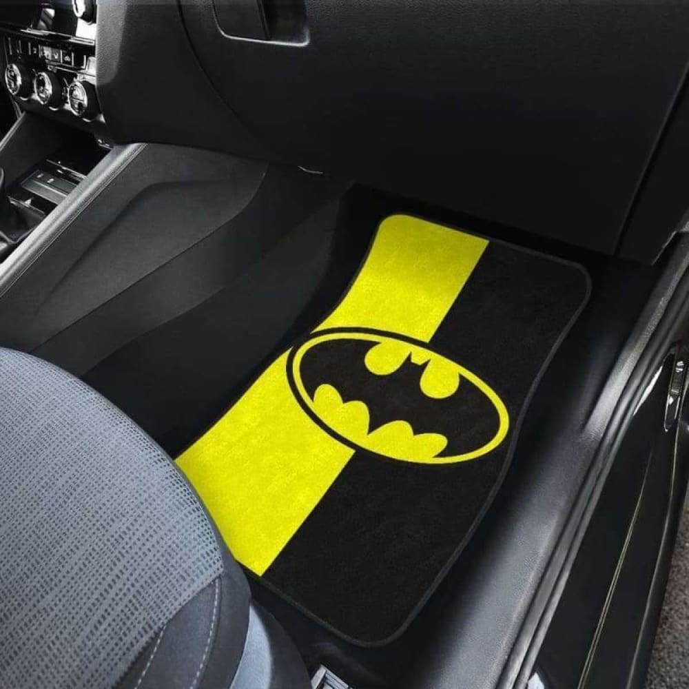 Batman Car Floor Mats for Cars - Custom Fit All-Weather Floor Liners - Non-Slip Rubber Mats for Sedans, SUVs & Trucks - Perfect for Superhero Fans & Comic Lovers (Set of 4) - Great for Daily Commute, Road Trips & Car Protection