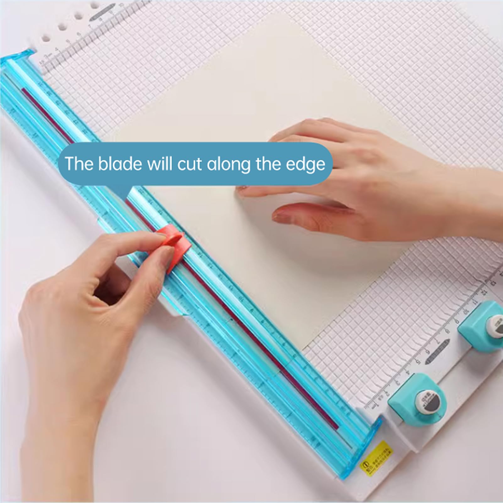 7-in-1 Ashn Paper Trimmer & Craft Cutter with Scoring Board - 12x12 Inch Professional Scrapbooking Tool for Photo Albums, Gift Cards, Labels & Cardstock | Perfect for DIY Projects, Home Crafting & Office Use