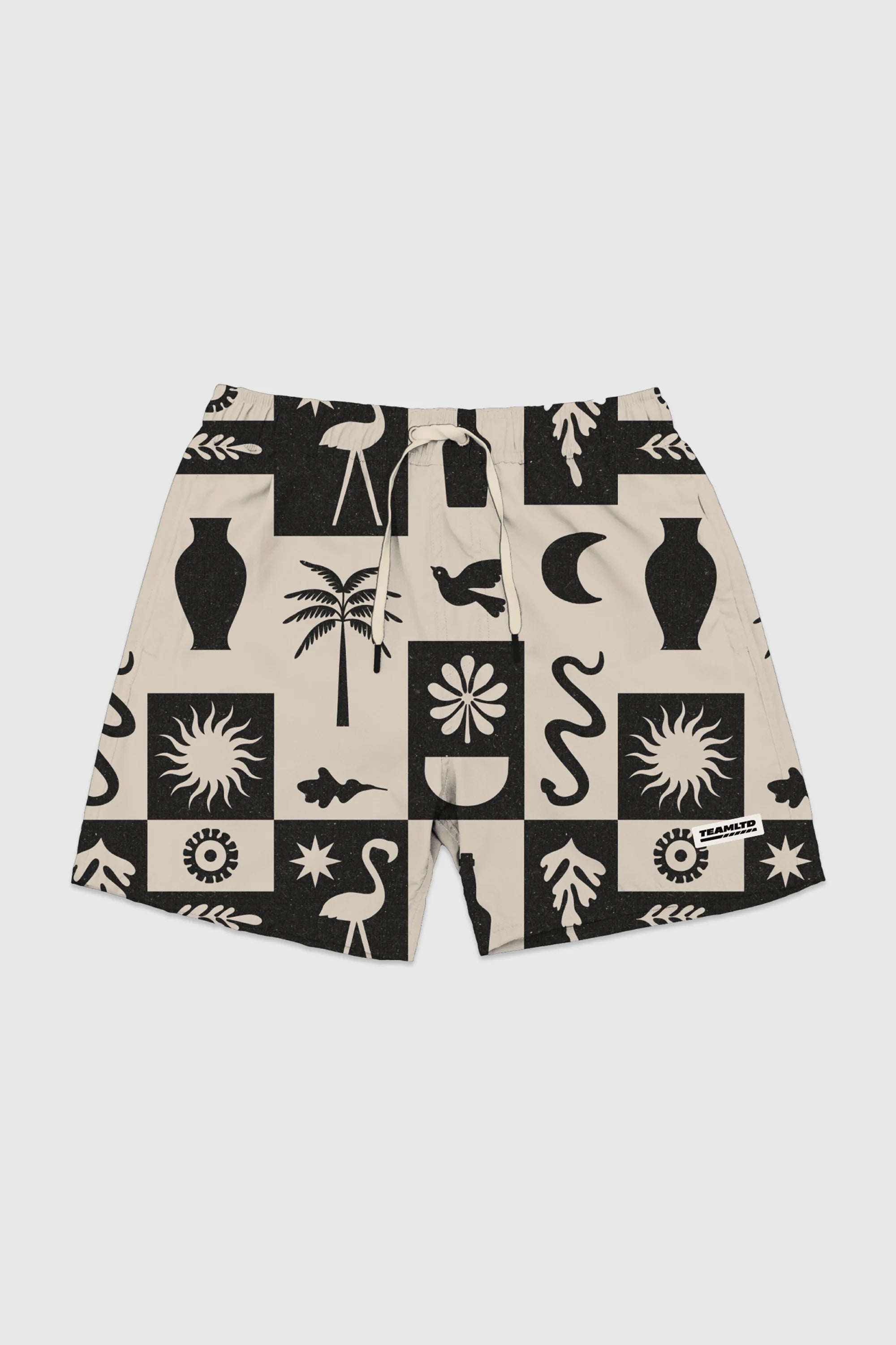 Classic Black Swim Shorts for Men - Comfortable & Quick-Dry Swimwear for Beach, Pool & Water Sports