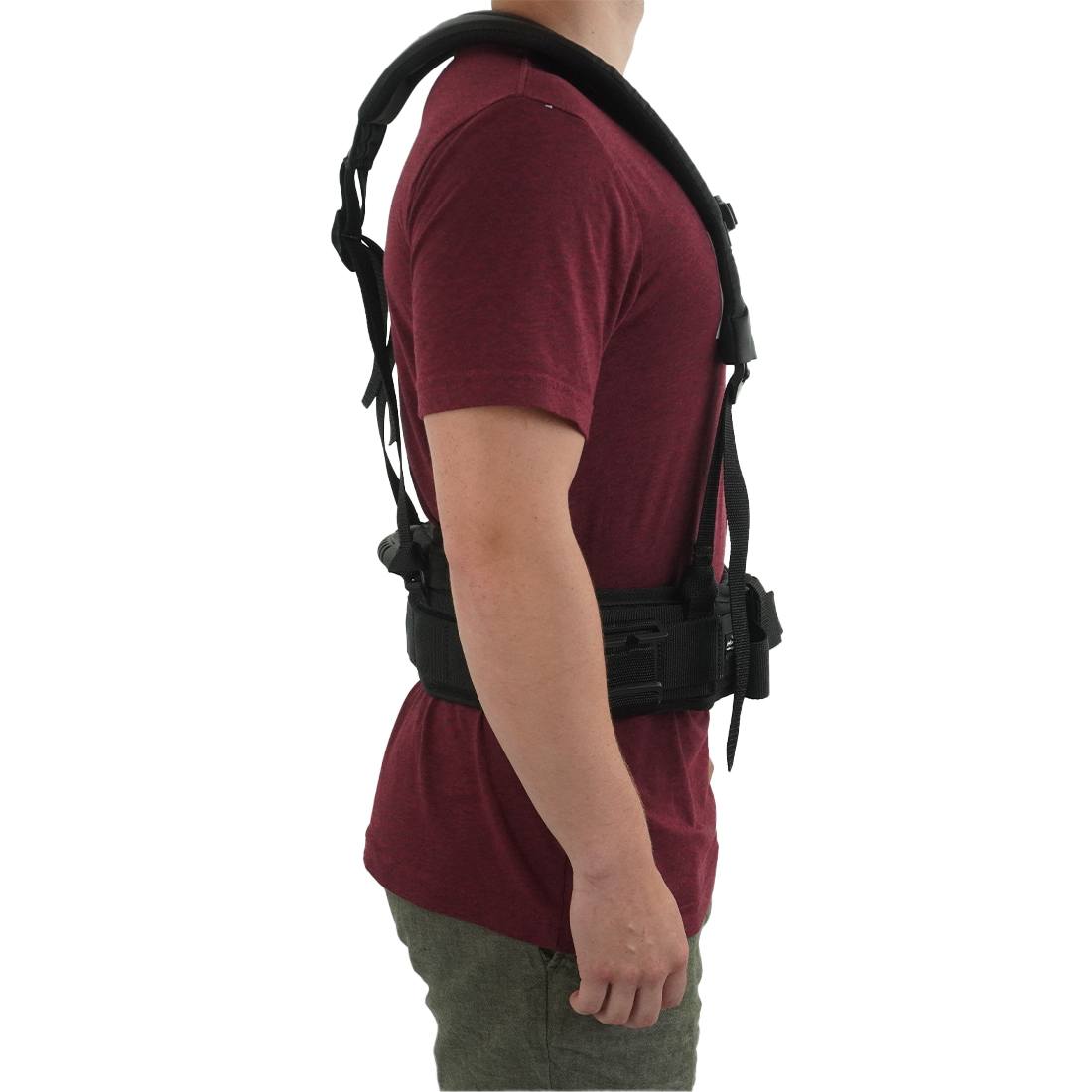 Fast Water Padded Work Belt System - Comfortable Hydration Belt for Running, Hiking & Outdoor Activities | Hands-Free Water Bottle Holder for Athletes