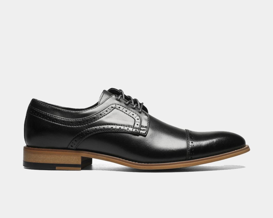 Dickinson Cap Toe Oxford Dress Shoes for Men - Classic Formal & Business Attire - Perfect for Weddings, Office & Special Occasions