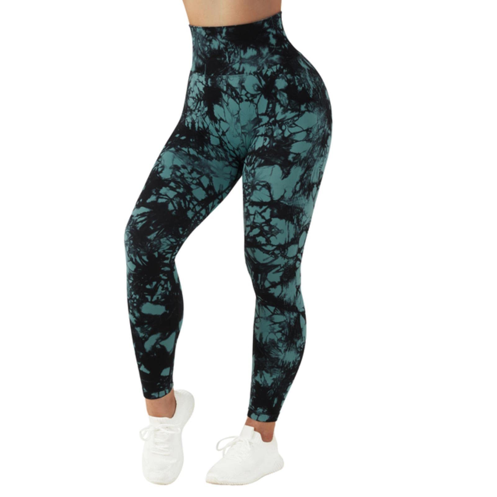 Women's High-Waisted Seamless Yoga Leggings - Workout Gym Pants for Running, Fitness & Cross Training - Comfortable Booty Lifting Leggings for Yoga, Pilates & Lounge Wear