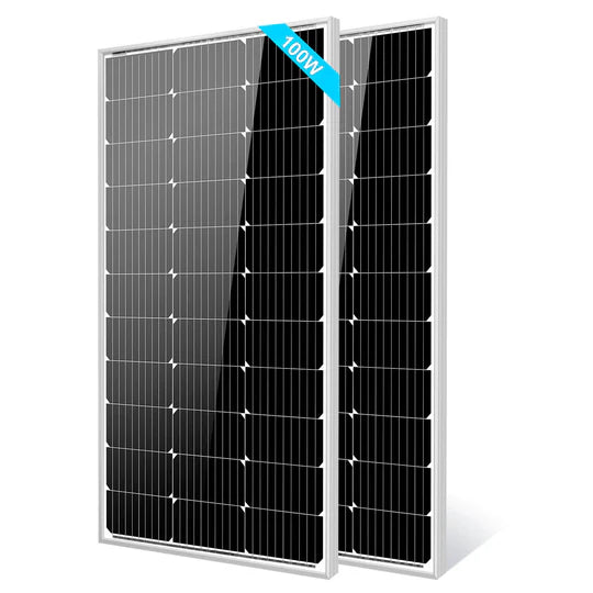 100W Monocrystalline Solar Panel - High Efficiency 12V Solar Panel for RV, Boat, Off-Grid & Home Use