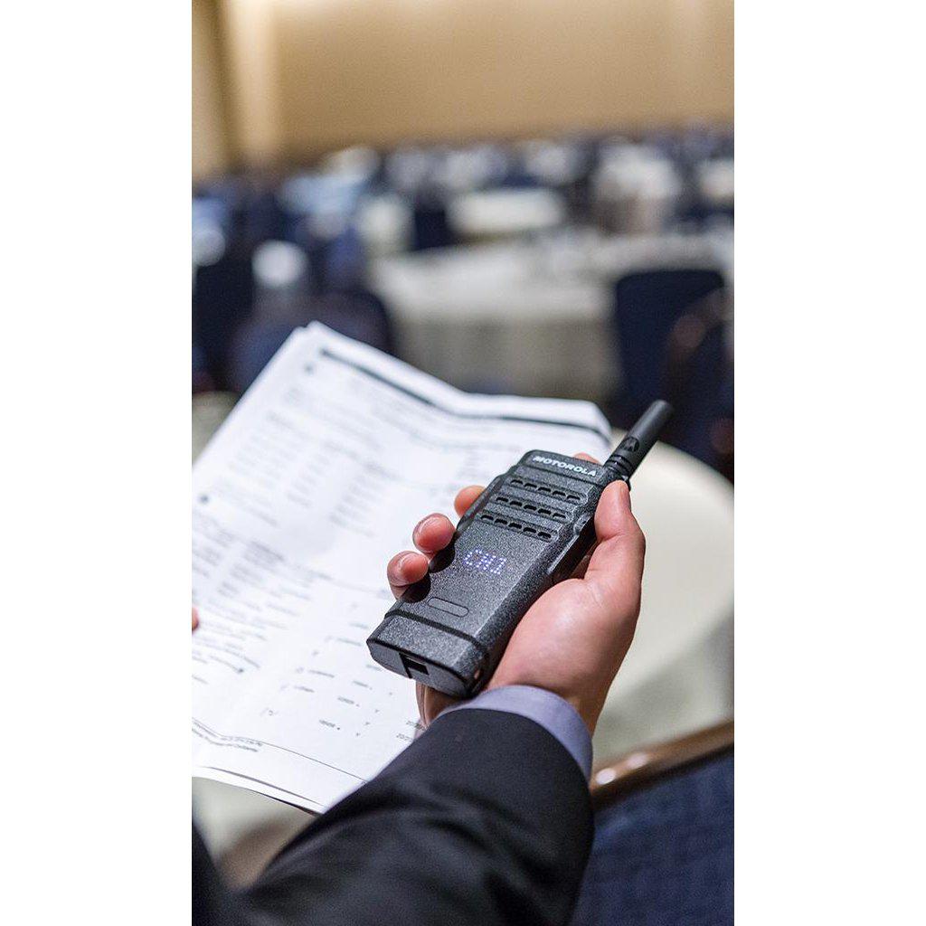Motorola SL300 Two-Way Radio - Long Range Walkie Talkie for Business & Outdoor Adventures - Perfect for Construction, Security, and Hiking