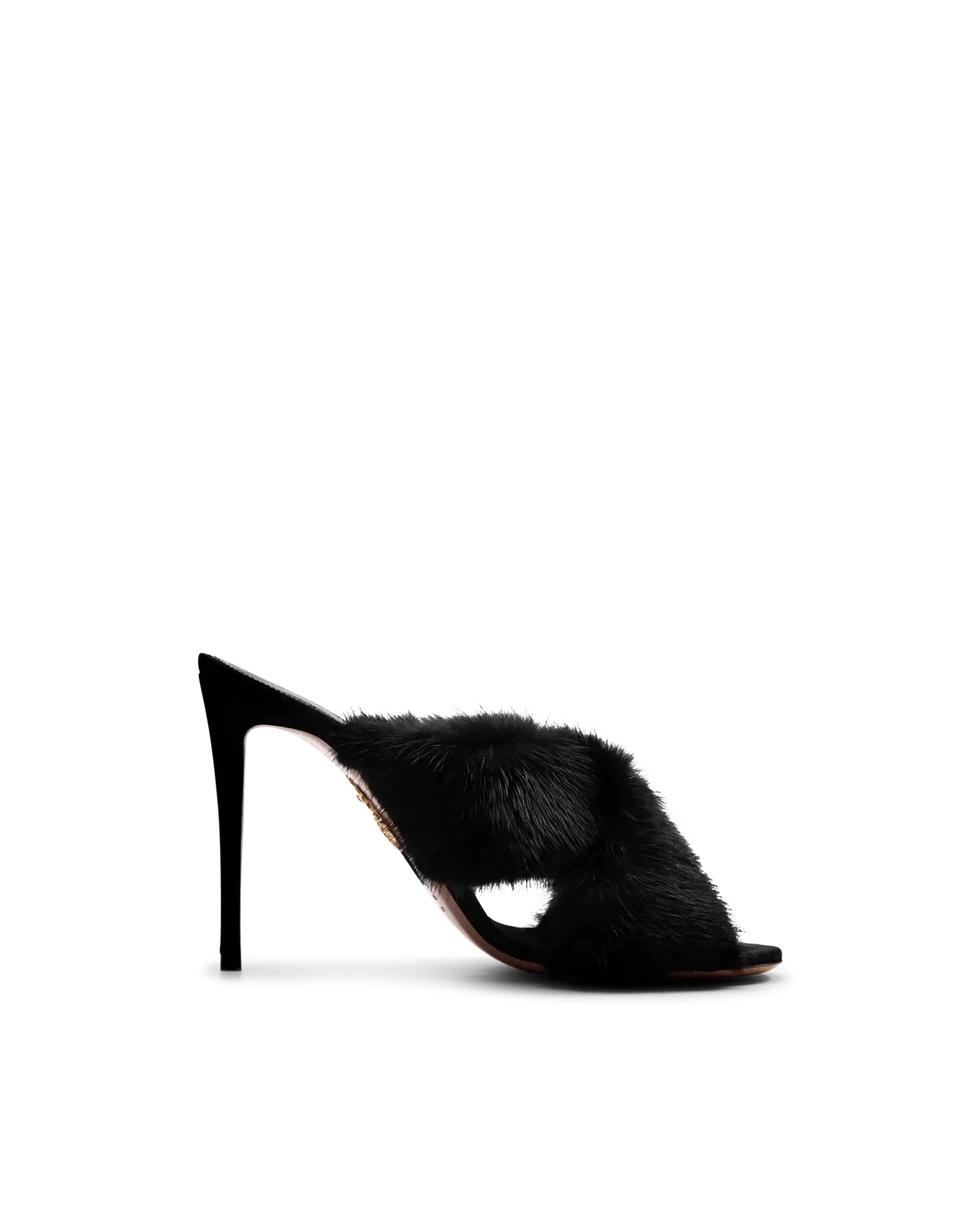 Luxury Mink Fur Mules for Women - Soft & Comfortable House Slippers - Perfect for Indoor, Lounge & Spa Use