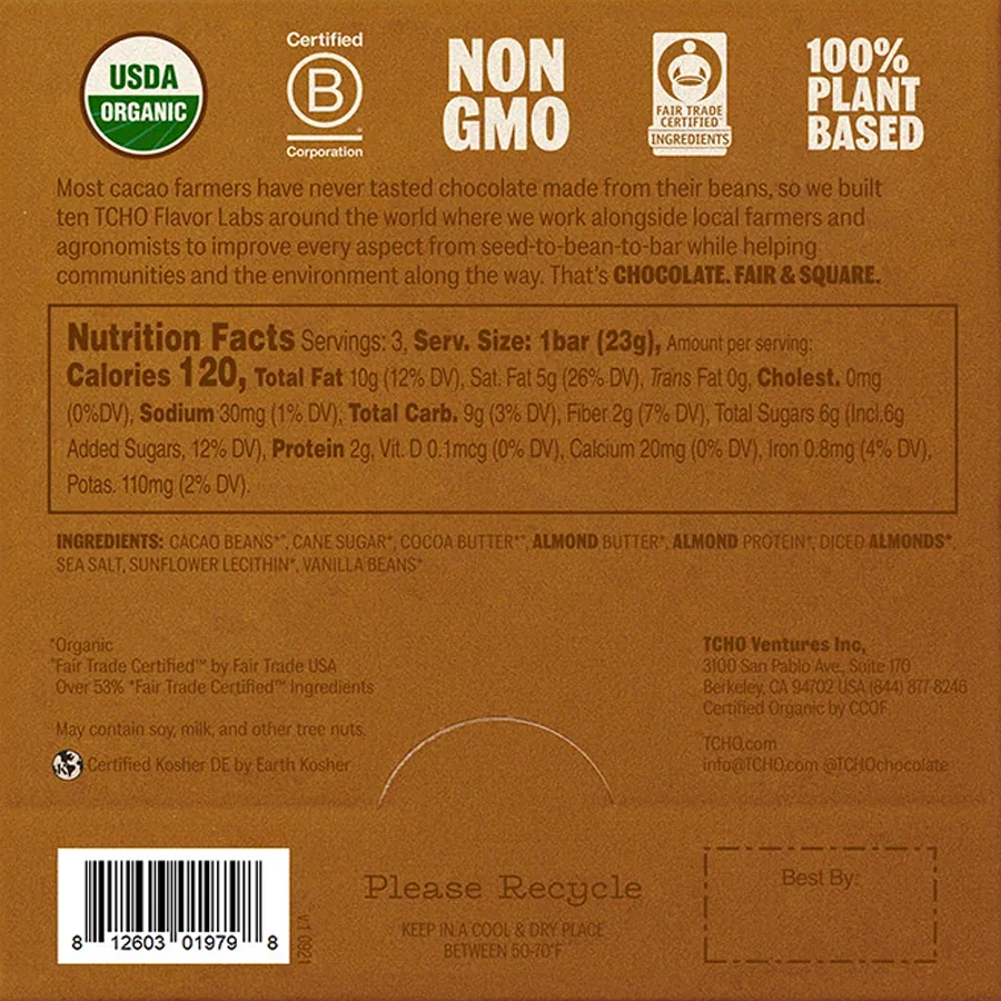 Organic 100% Plant-Based Protein Bar - 70g Vegan Snack for Energy & Muscle Recovery - Perfect for Gym, Hiking & Healthy On-the-Go Lifestyle
