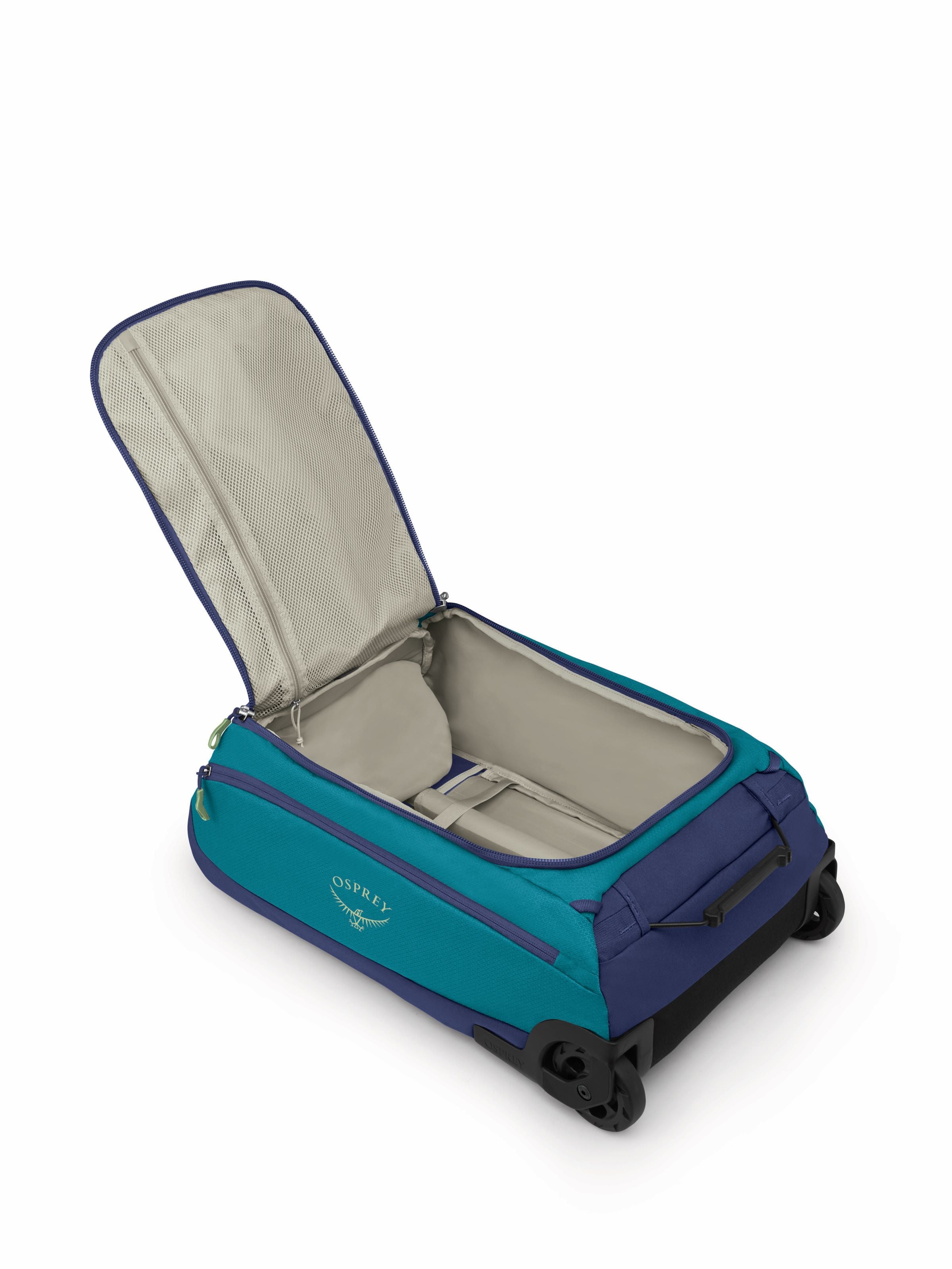 Osprey Daylite 40L Wheeled Carry On Duffel Bag - Lightweight Travel Luggage for Airplane, Weekend Trips & Outdoor Adventures