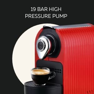 Bestpresso Espresso Machine - Single Serve Coffee Maker for Nespresso Original Capsules, 120 Pods Variety Pack | Perfect for Home, Office & Gifts | Fast Brewing & Compact Design