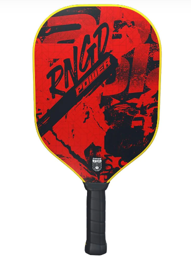 Babolat RNGD Power Pickleball Paddle - 8.1oz Lightweight Carbon Fiber Paddle for Control & Spin - Red/Black Design - Perfect for Competitive Play & Recreational Games