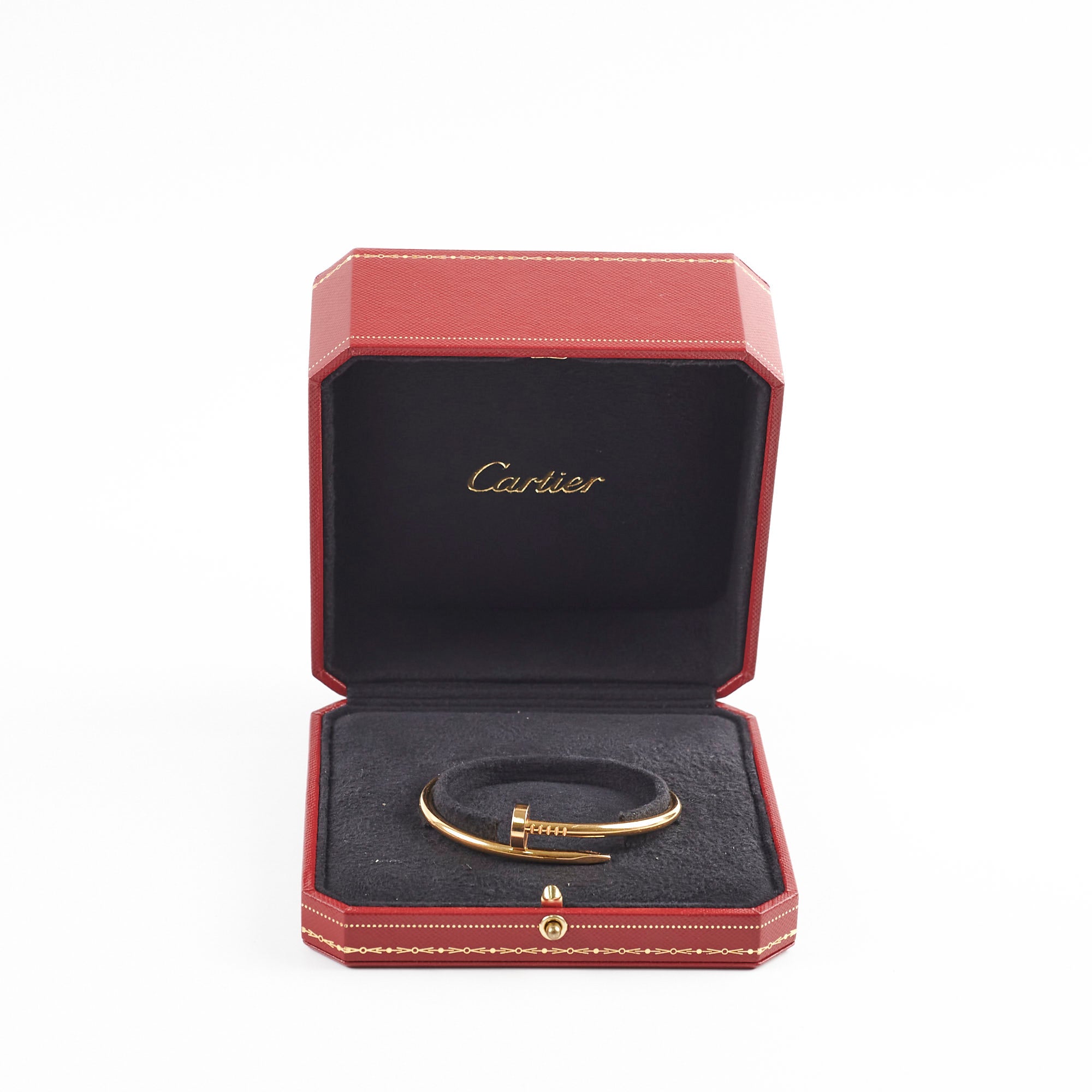 Cartier Juste un Clou Bracelet 18K Pink Gold Size 17 - Luxury Jewelry for Women, Elegant Nail Design Bangle for Gifts, Parties & Special Occasions