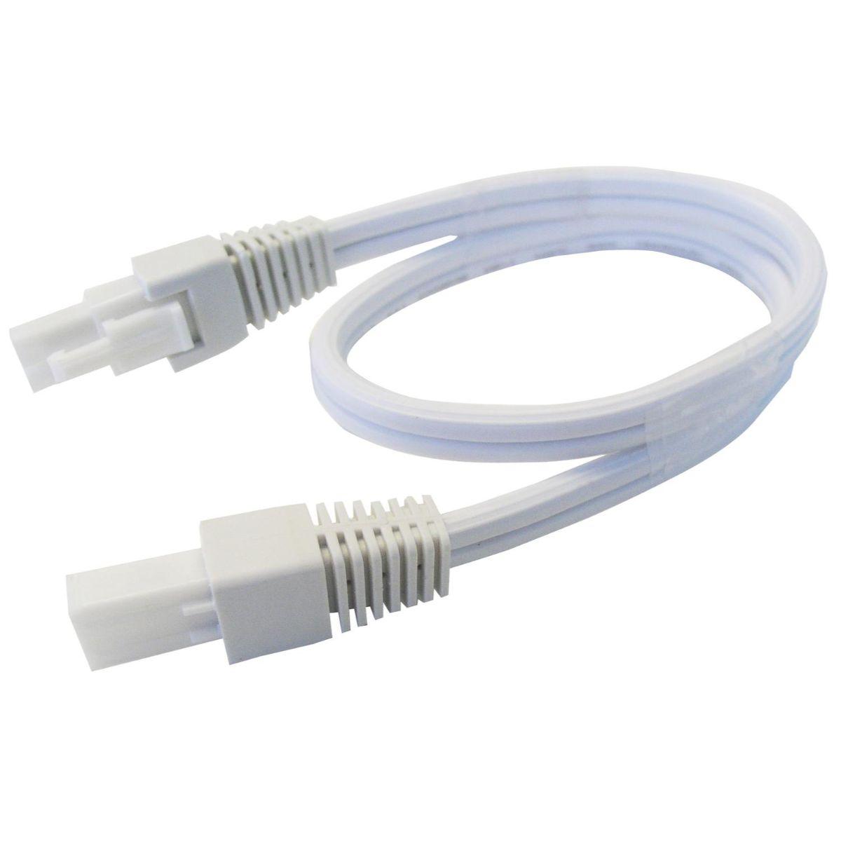 12-Inch White Interconnect Cord for Elena Task Lighting - Perfect for Home Office, Study Desk, and Workspace Lighting