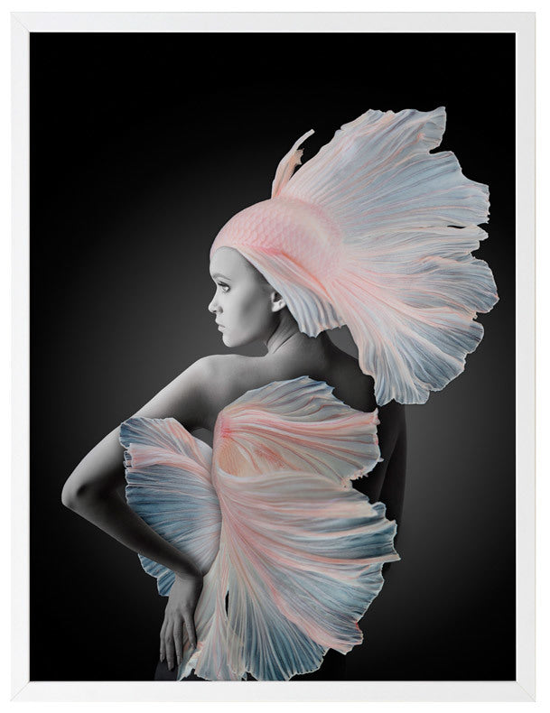 Enki Framed Art Print - Premium Wall Decor for Living Room, Bedroom & Office - Modern Canvas Painting for Home & Office Decor