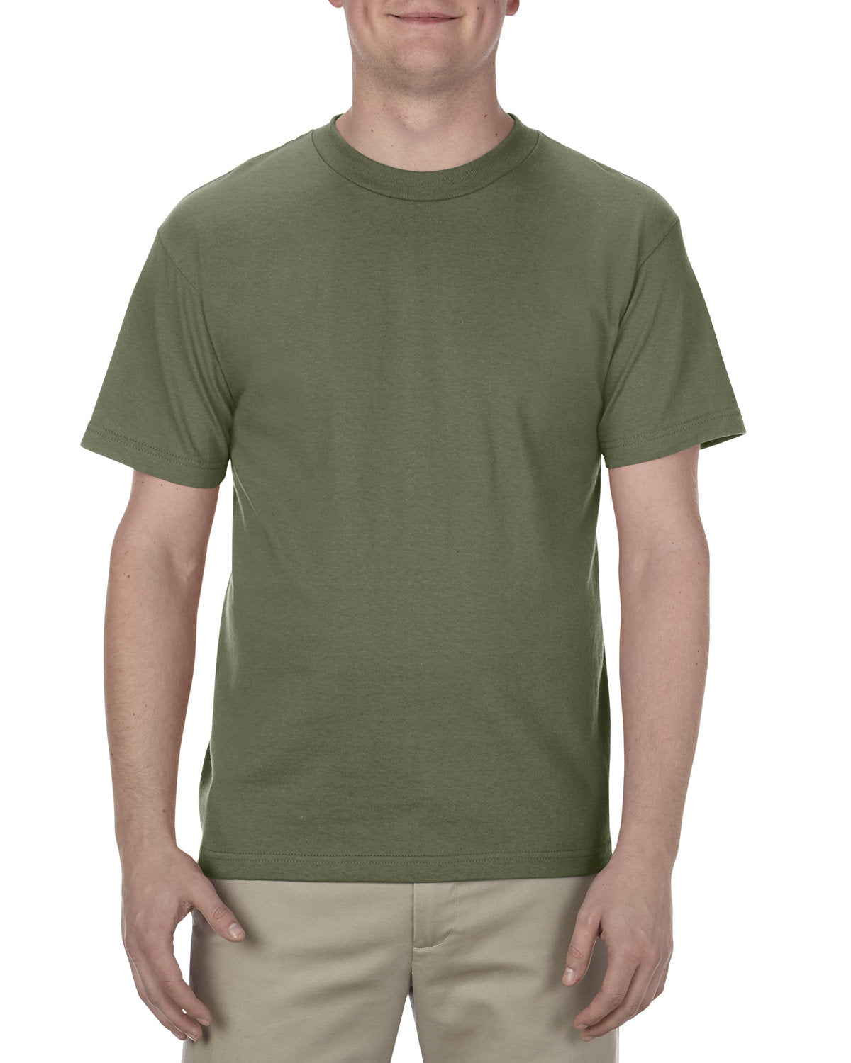 Alstyle AL1301 Men's & Women's 100% Cotton T-Shirt - 6.0 oz Soft Comfort Crew Neck Tee for Casual Wear, Screen Printing & Everyday Basics
