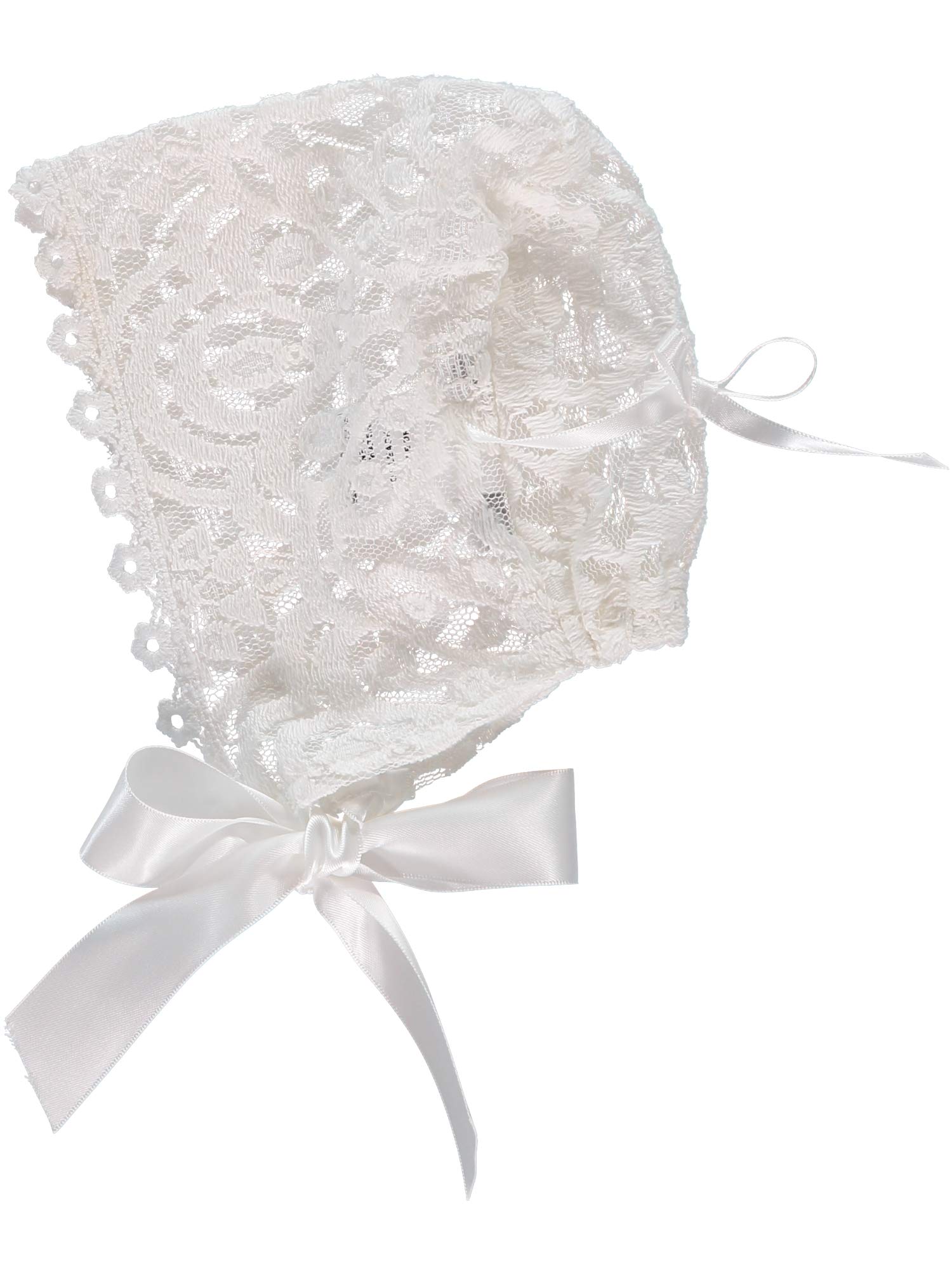 Ivory Lace Christening Dress for Baby Girls - Perfect for Baptism, First Communion & Special Occasions
