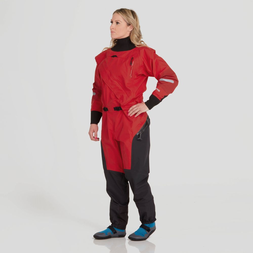 NRS Women's Foray Drysuit - Waterproof Kayaking & Paddling Gear for Cold Weather - Perfect for Kayaking, Canoeing, and Water Sports Adventures