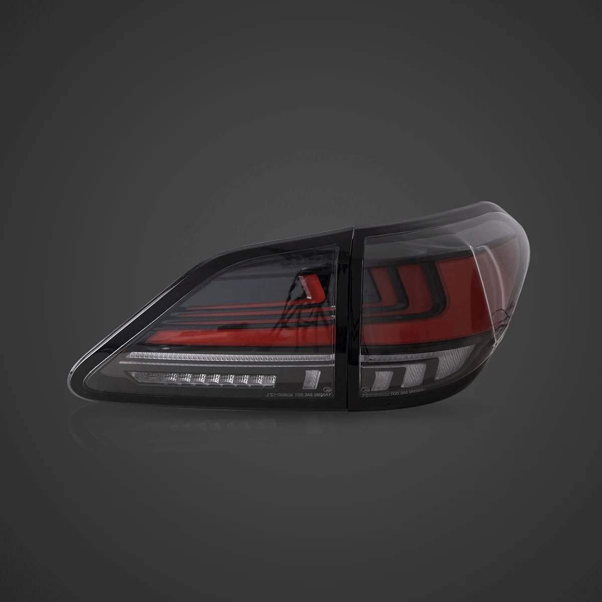 High-Quality LED Tail Lights Assembly with Dynamic Welcome Lighting for 2008-2014 Lexus RX350 RX450h (3rd Gen AL10) - JAPAN BUILT - Perfect for Night Driving & Enhanced Safety
