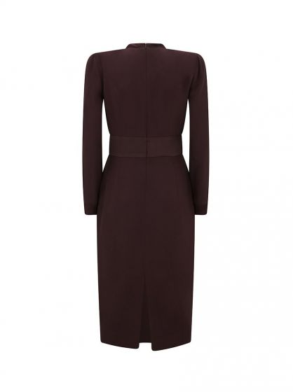 Sheba Cady Pencil Dress for Women - Slim Fit Office & Party Dress - Elegant Workwear & Cocktail Attire for Business, Dinner & Special Occasions