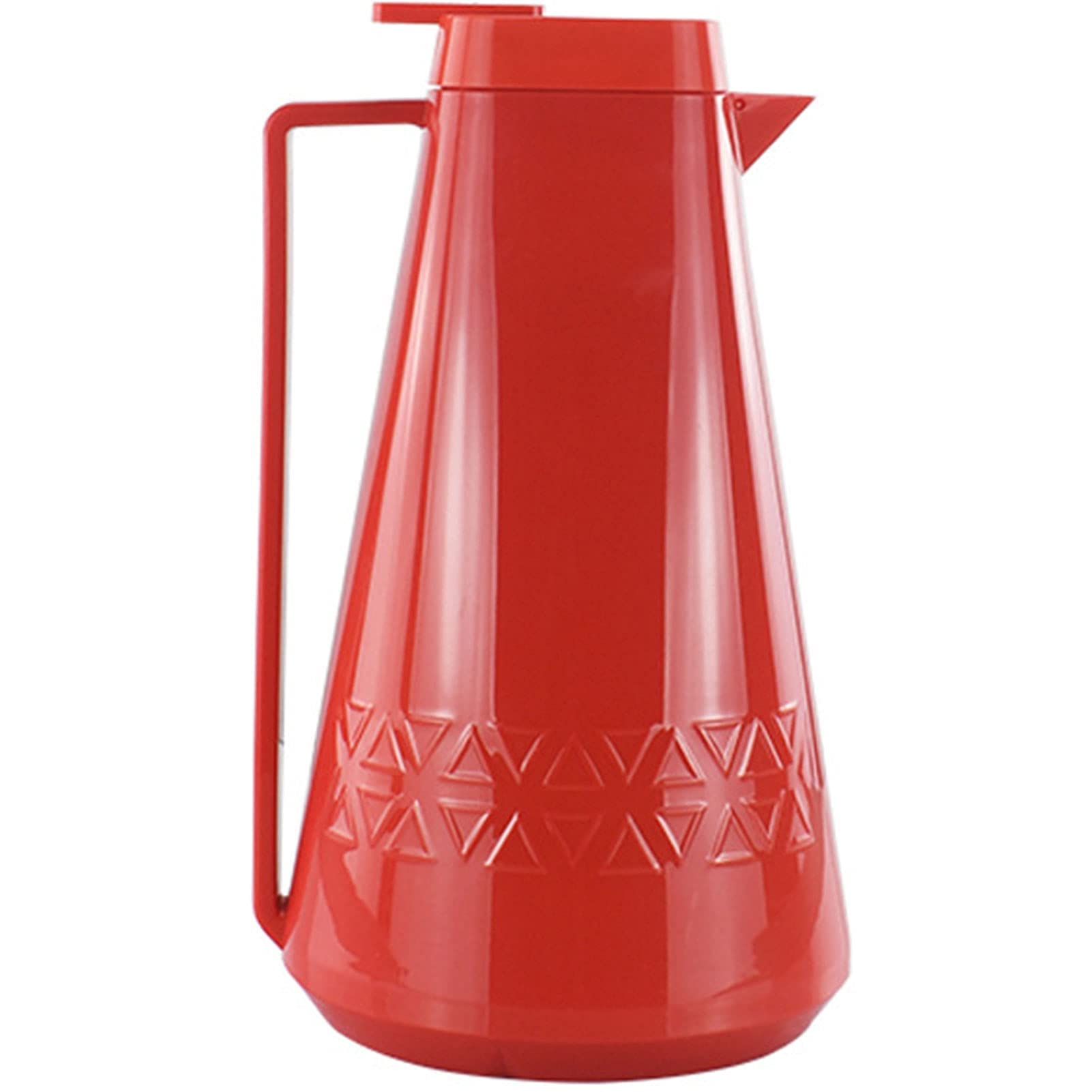 YangMeng 1.5L Stainless Steel Vacuum Insulated Water Bottle - Keeps Hot/Cold for 24 Hours - Leak Proof Thermos for School, Office, Travel, Hiking & Outdoor Activities (Red)
