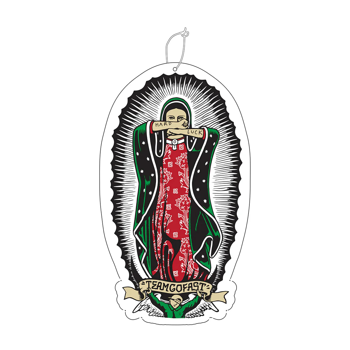 Hard Luck Lady G Bandera Air Freshener - Car & Home Odor Eliminator - Long-Lasting Fragrance for Vehicles, Offices & Living Spaces