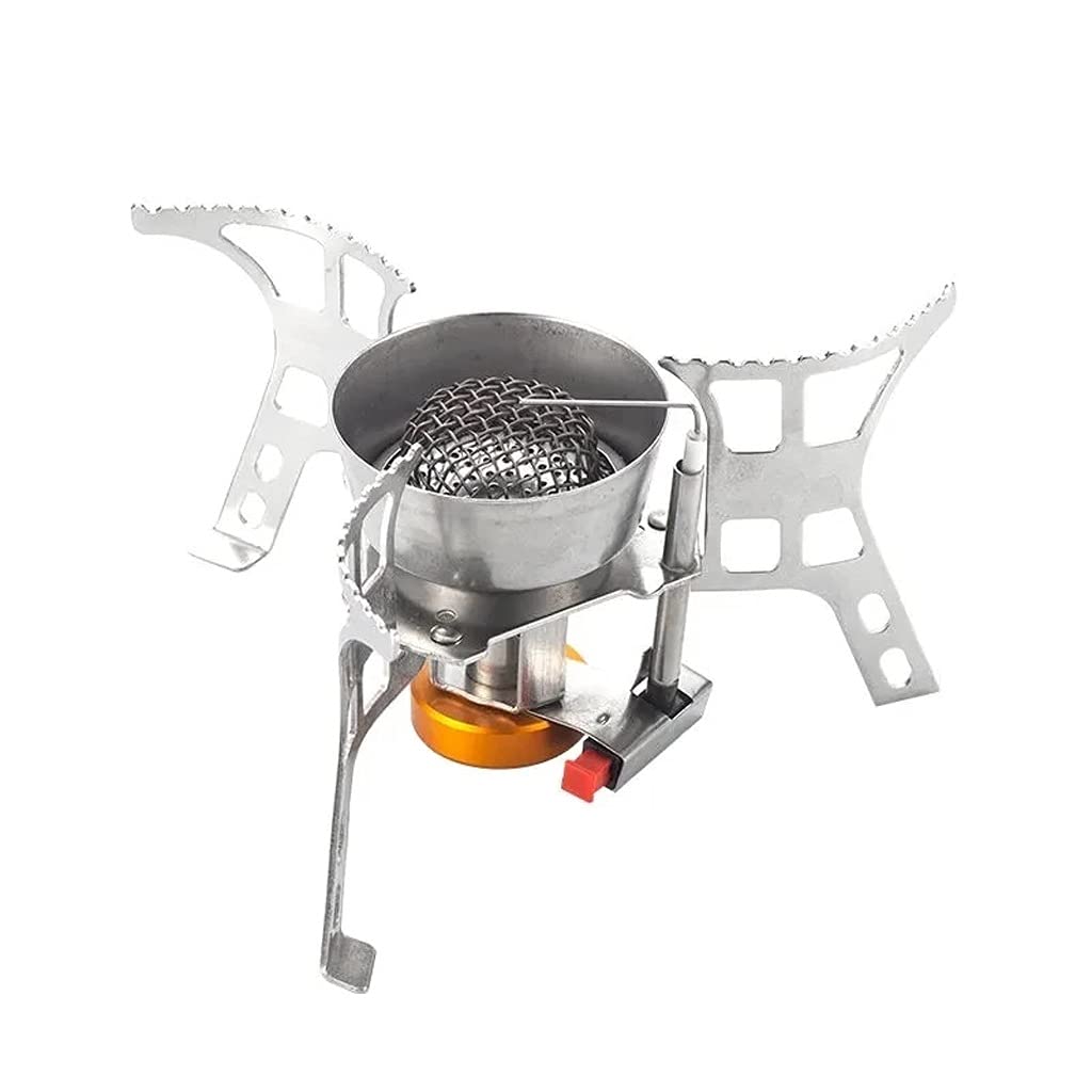 Best Portable Camping Stove for Outdoor Cooking - Lightweight Gas Stove with Windproof Design - Perfect for Backpacking, Hiking, Picnics & Emergency Preparedness
