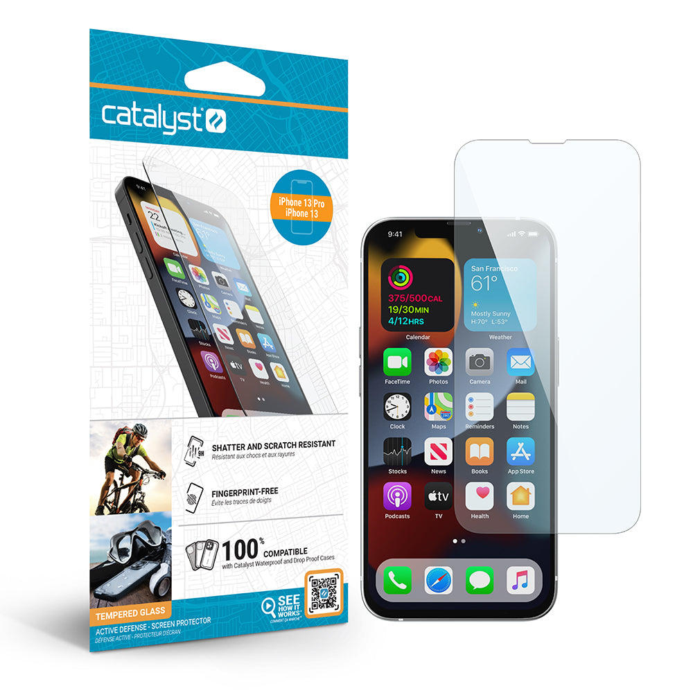 iPhone 13 Mini Tempered Glass Screen Protector - 9H Hardness, HD Clear, Anti-Scratch, Bubble-Free - Perfect for Everyday Protection & Gaming