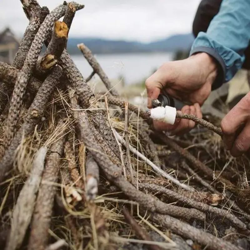 Quick Wax Fire Plugs - Fast & Easy Fire Starter for Camping, Survival, and Outdoor Adventures
