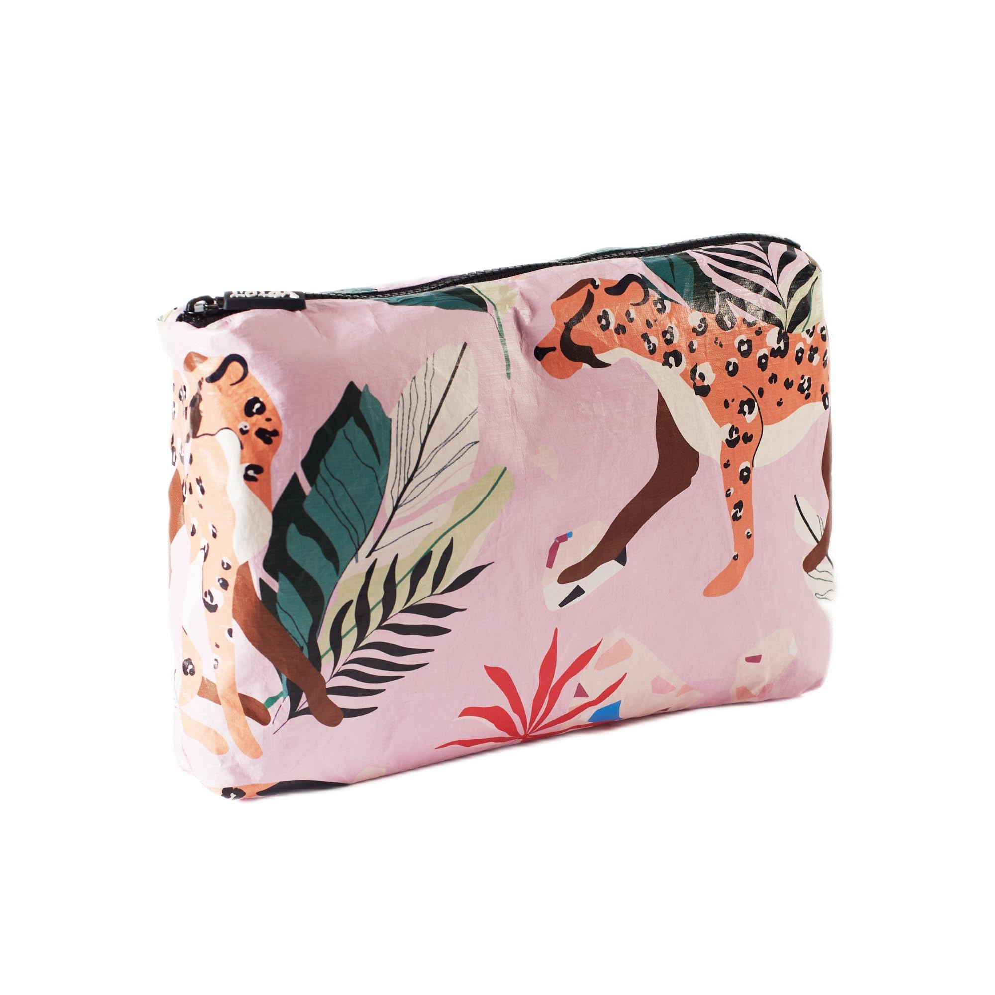 L'OLGA COLLECTION Mid Pouch - Lightweight Reusable Makeup & Toiletry Bag | Waterproof Cosmetic Organizer for Travel, Beach & Gym | Perfect Gift for Women | Compact Zippered Pouch for Swimsuits, Bikinis & Essentials