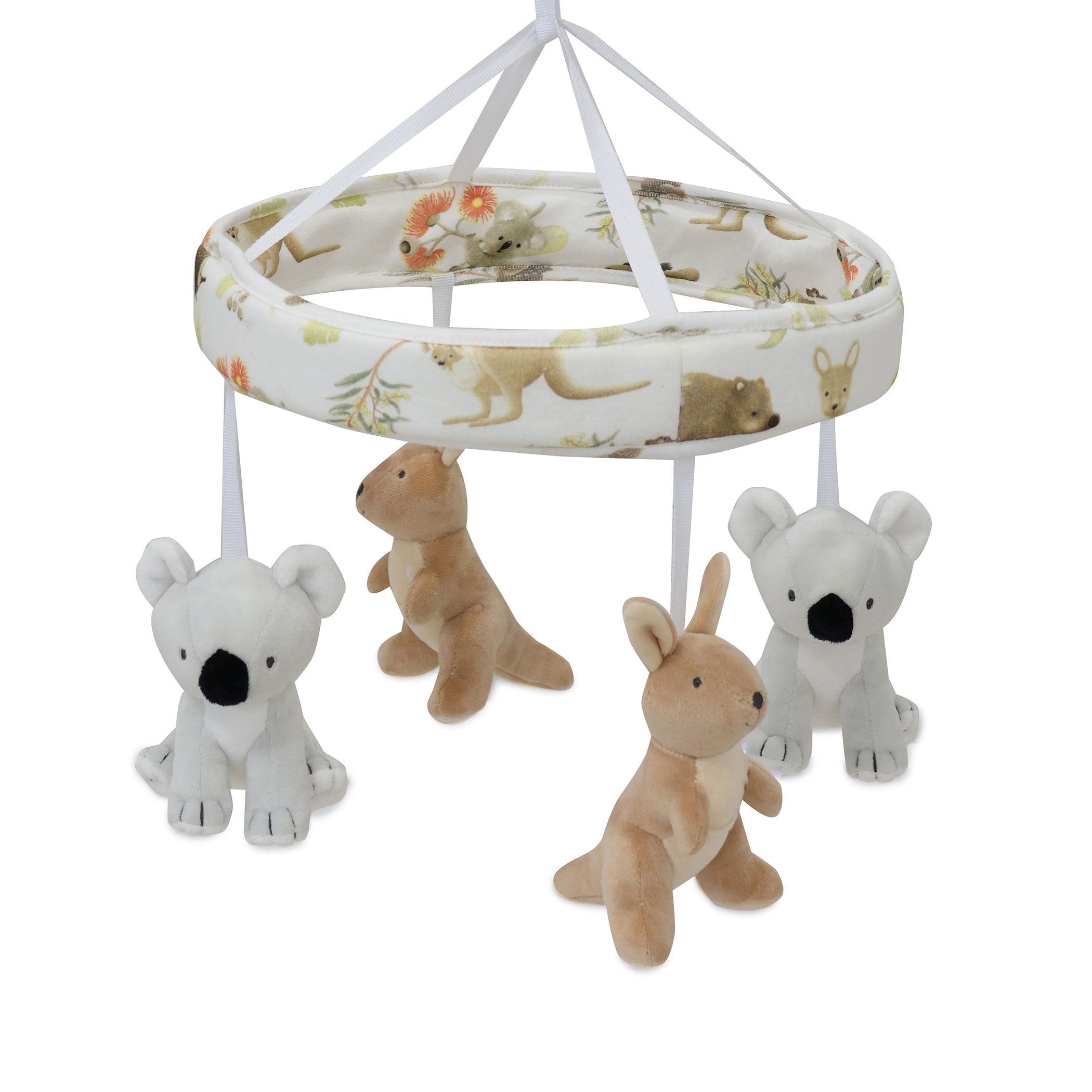 Aussie Animals Musical Mobile - Baby Crib Mobile with Soothing Music & Adorable Australian Wildlife - Perfect for Nursery Decor & Baby Shower Gifts
