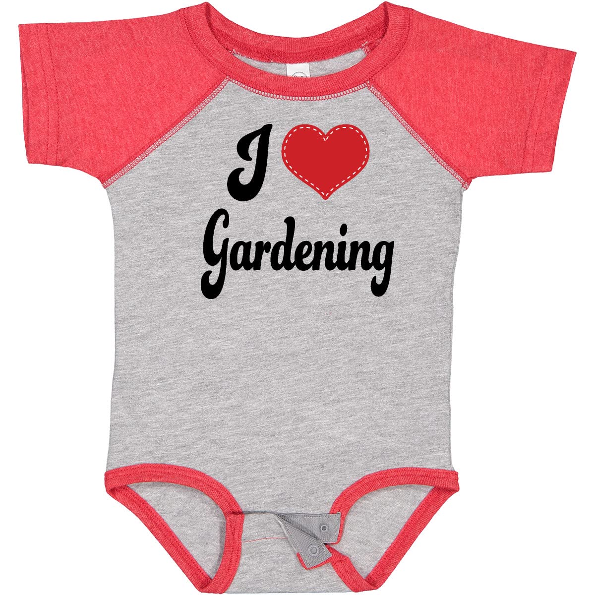 Inktastic Gardener I Love Gardening Baby Bodysuit - Cute Organic Cotton Onesie for Infants & Toddlers - Perfect Gift for Gardening Enthusiasts & Outdoor Family Activities