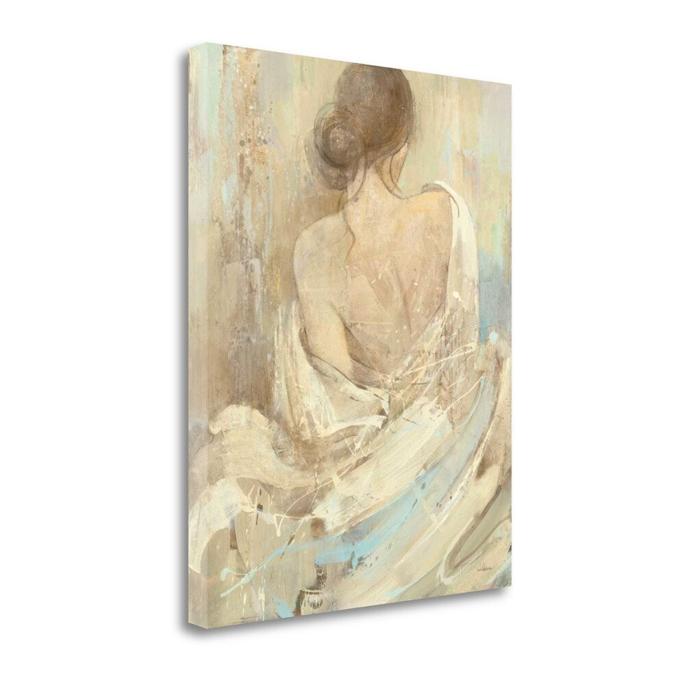 Abstract Figure Study I by Albena Hristova - Premium Giclee Art Print on Gallery Wrapped Canvas - Modern Wall Decor for Living Room, Office & Bedroom