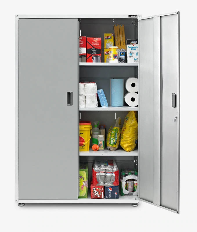 Gladiator Ready-to-Assemble White Series 48 Extra Large Gearbox - Heavy Duty Storage Solution for Garage, Workshop & Home Organization