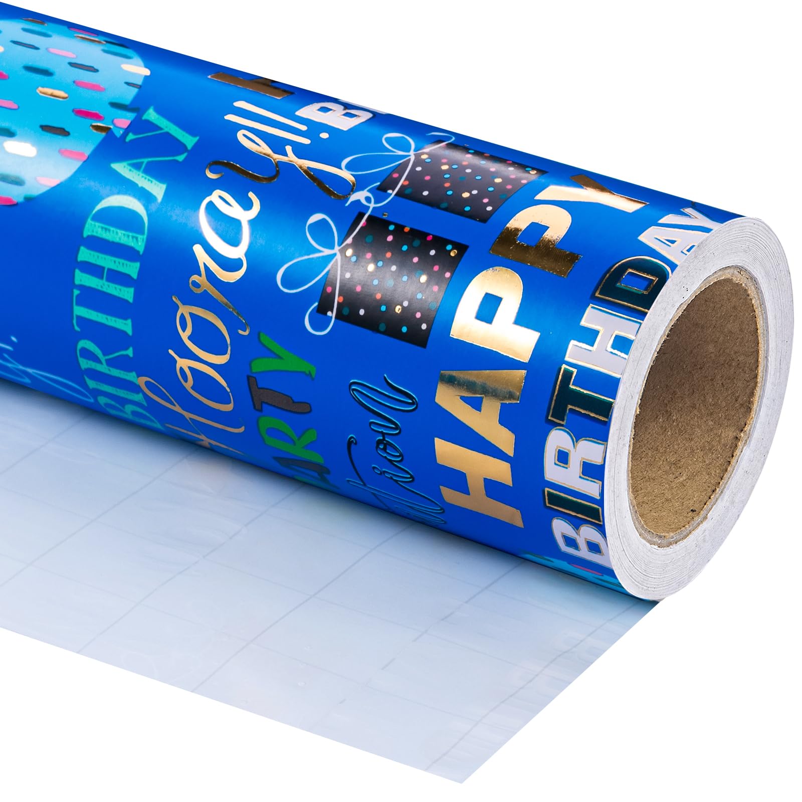 WRAPAHOLIC Birthday Wrapping Paper - Mini Roll (17