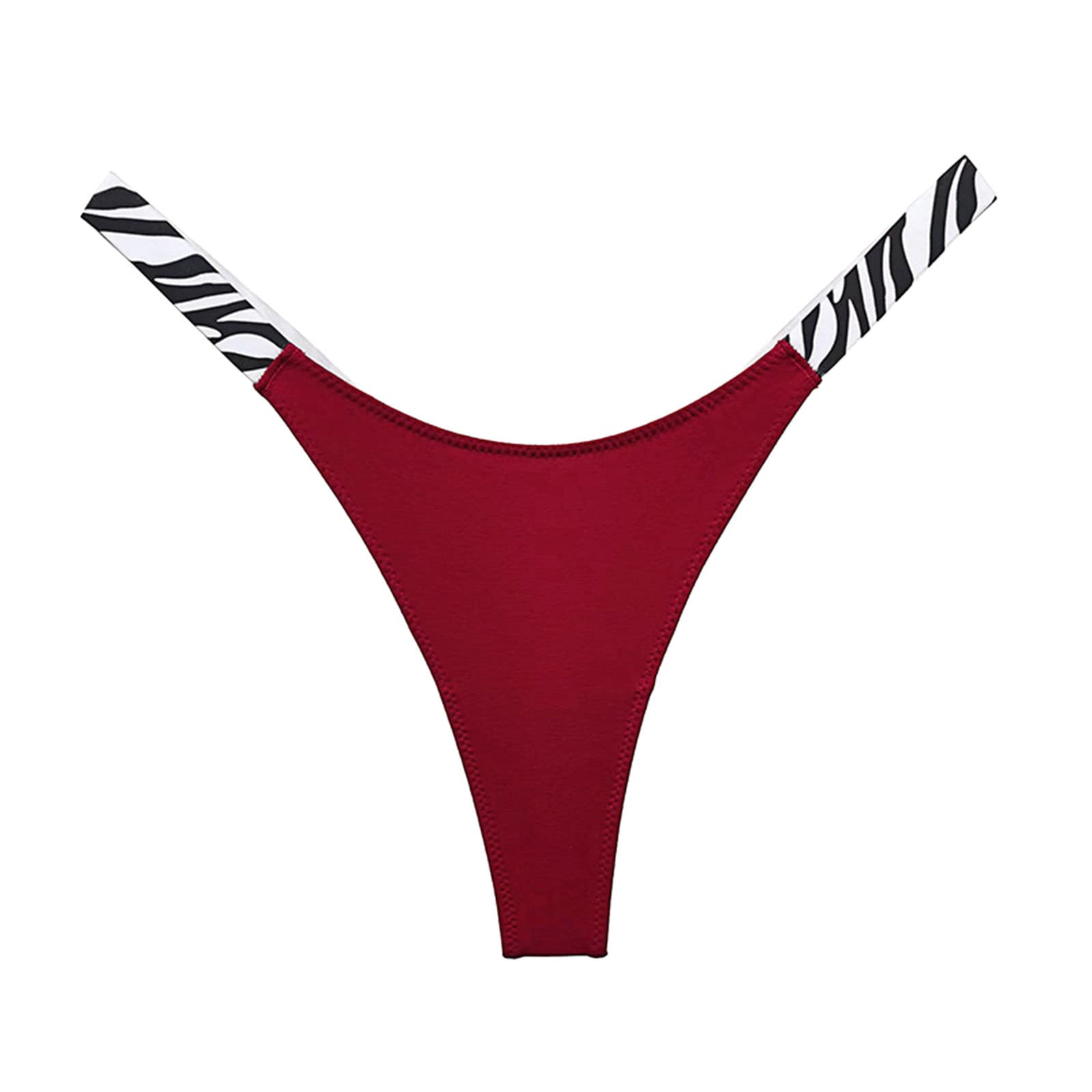 Sexy Women's Thong Panties - Comfortable Low Waist Cotton Underwear for Women - Seamless Wide Band - Solid Colors - Perfect for Everyday Wear, Date Night & Special Occasions