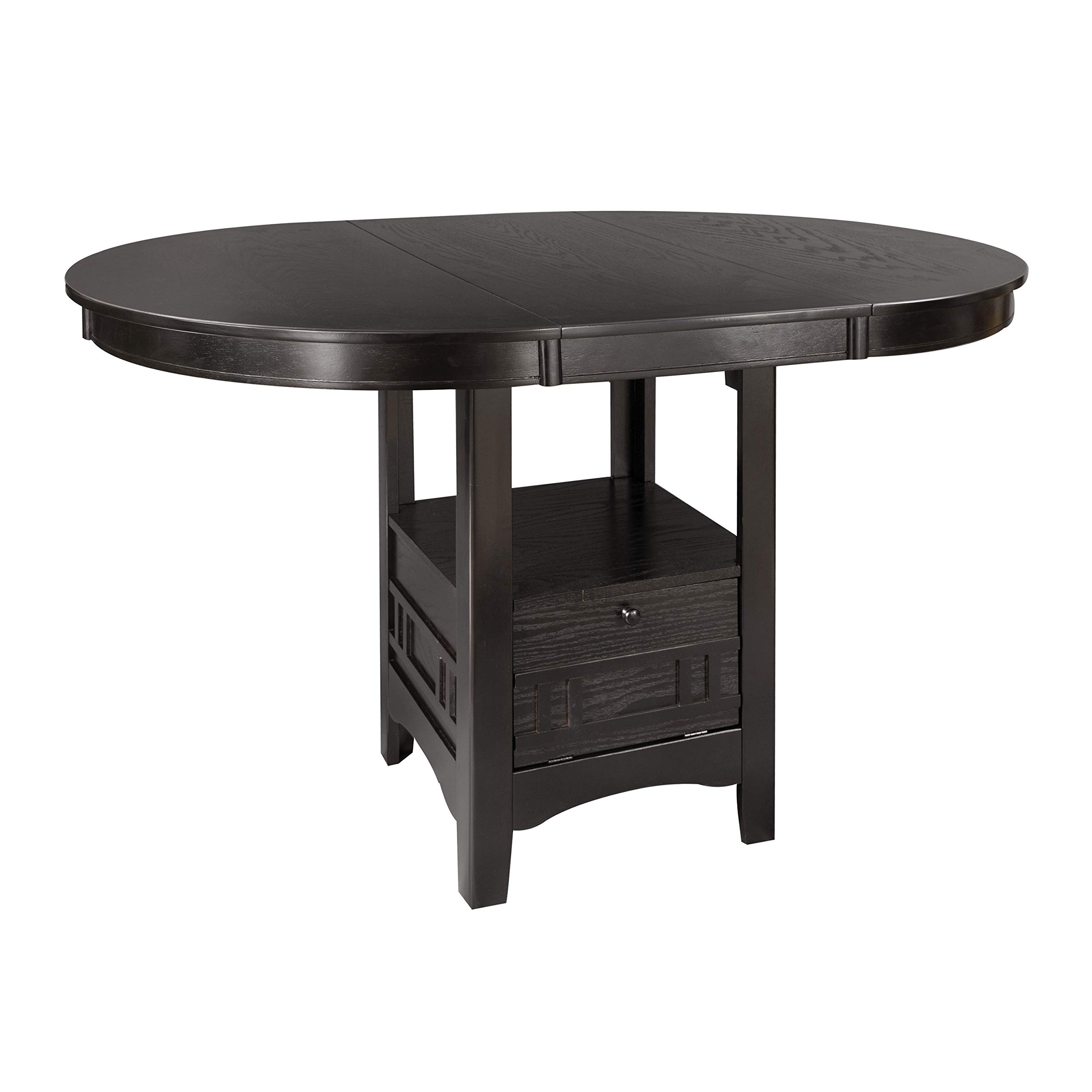 Lexicon Meyer Counter Height Dining Table - 36 Inch Round Cherry Wood Kitchen Table for Small Spaces - Perfect for Breakfast Nooks, Apartments & Cozy Dining Areas