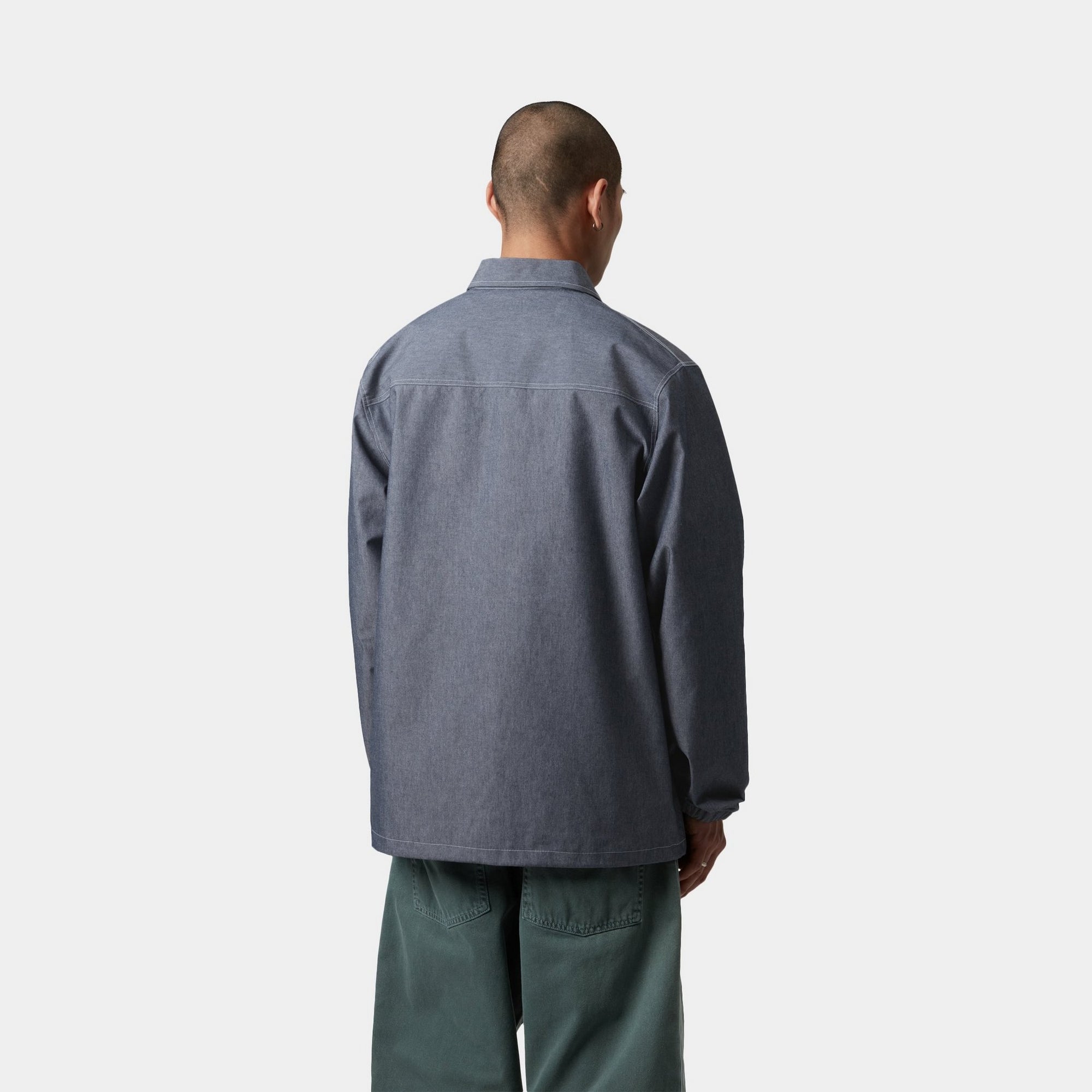 Blake Coach Jacket - Premium Blue Lightweight Windbreaker for Men | Perfect for Outdoor Sports, Casual Wear & Travel