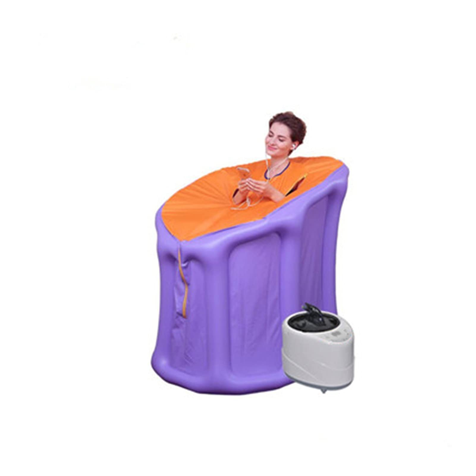 Portable Home Steam Sauna Tent - 4.2L 2000W Inflatable Sauna Room with Accessories for Relaxation & Detox | Perfect for Family Spa, Home Gym & Wellness Retreats