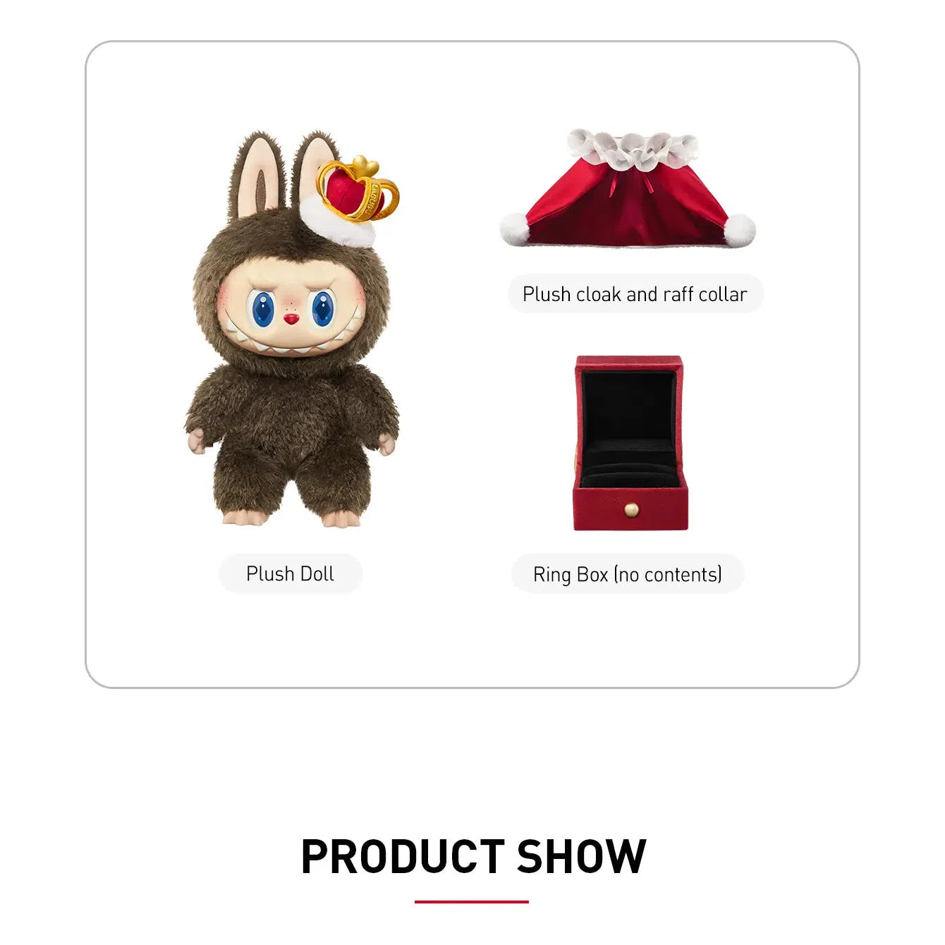 Pop Mart THE MONSTERS Let's Checkmate Series Vinyl Plush Doll - Cute Collectible Stuffed Animal Toy for Kids & Adults - Perfect for Gifts, Room Decor, and Anime Fans Collection