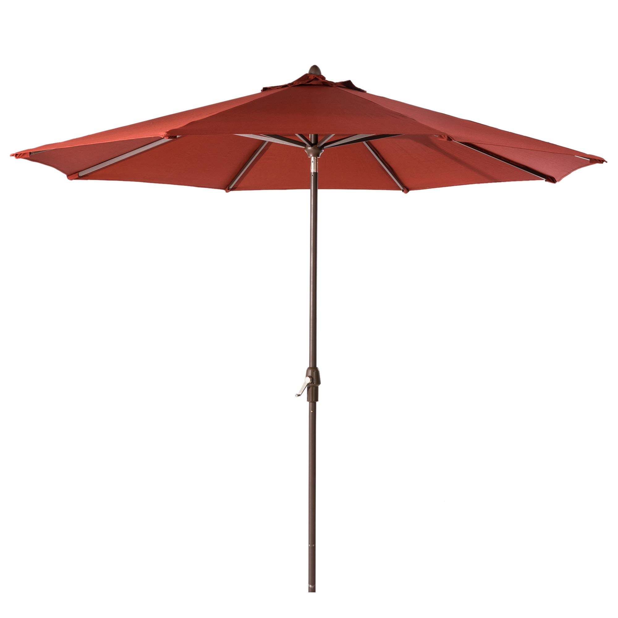 Glitzhome Outdoor Patio Umbrella - 9ft Market Cantilever Umbrella with Tilt & Rotation for Deck, Poolside, Garden, Backyard (Weather-Resistant, UV Protection) - Perfect for Outdoor Dining, Lounging & Shade