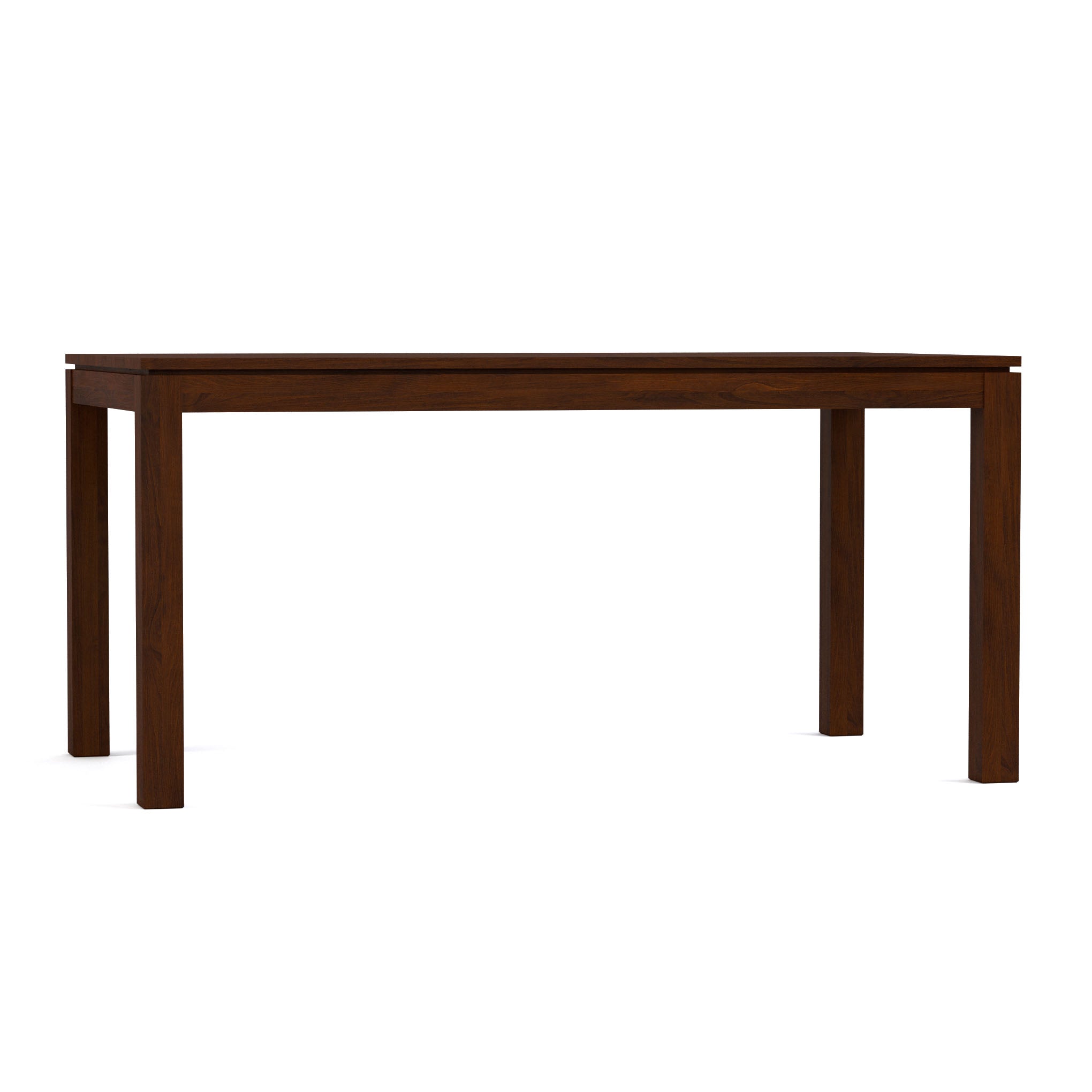 62 Inch Modern Dining Table - Solid Wood Kitchen Table for 6-8 People - Perfect for Family Gatherings & Dinner Parties