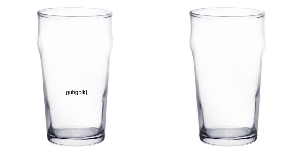 20 oz. BarConic® English Pub Glass - Classic Beer Pint for Home Bars, Pubs & Parties | Durable, Dishwasher Safe Drinking Glass for Lager, Ale & Craft Beer