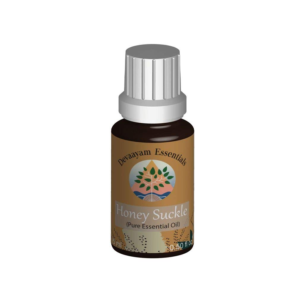 Pure Honey Suckle Essential Oil - 100% Natural Aromatherapy Oil for Relaxation, Stress Relief & Skin Care | Perfect for Diffusers, Massage & DIY Beauty Products