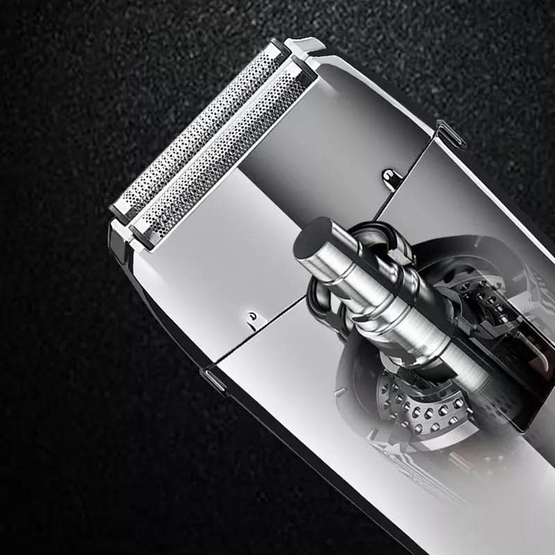 Premium Rechargeable Electric Shaver for Men - Wet/Dry Beard Trimmer & Bald Head Shaver - Cordless Rotary Razor for Smooth Shaving at Home, Travel & Gym